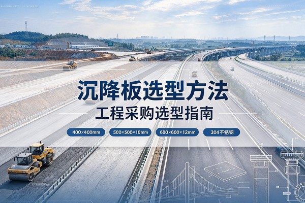 西峡沉降板选择方法