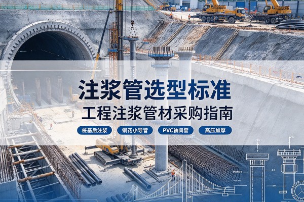 西峡注浆管选型标准