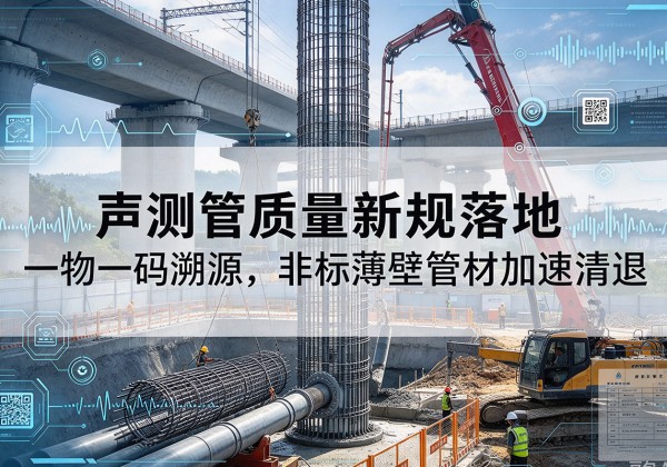 西峡声测管质量新规落地，一物一码溯源，非标薄壁管材加速清退