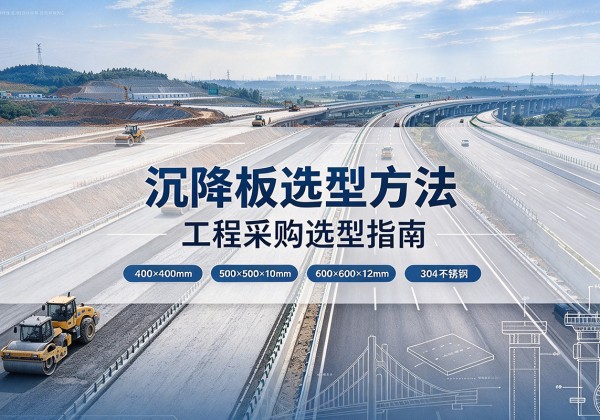 西峡沉降板选择方法